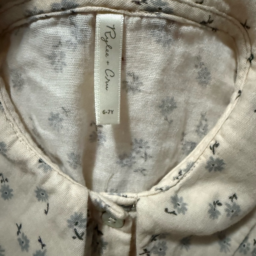 Rylee + Cru Cream Floral Dress - Picture 3 of 3